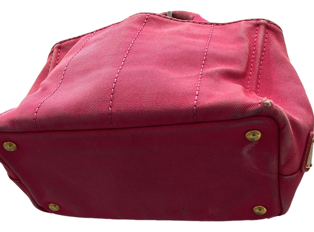 Prada Pink Canapa & COA with Corner Wear - Picture 9 of 16